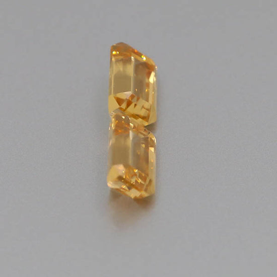 Natural Canary Garnet Pair 5.87 Total Carats