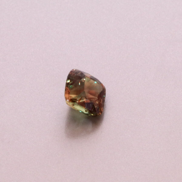 Natural Alexandrite Yellow Greenish Changing to Brownish Purple Cushion Shape 3.05ct With GIA Report