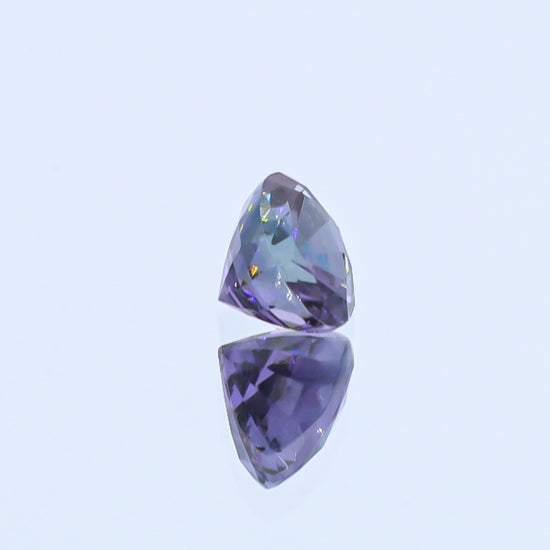 Natural Copper Bearing Tourmaline Purple Changing to Grayish Blue 6.07 Carats With GIA Report