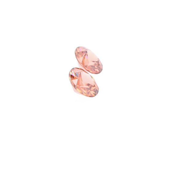 Natural Rose Zircon Pair 4.93 Total Carat Weight