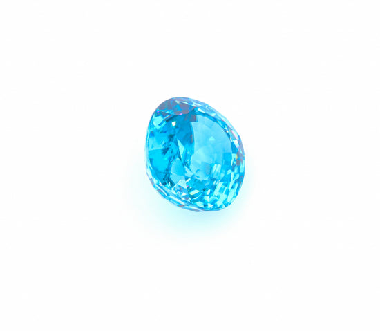 Natural Blue Zircon Oval Shape 17.20 Carats