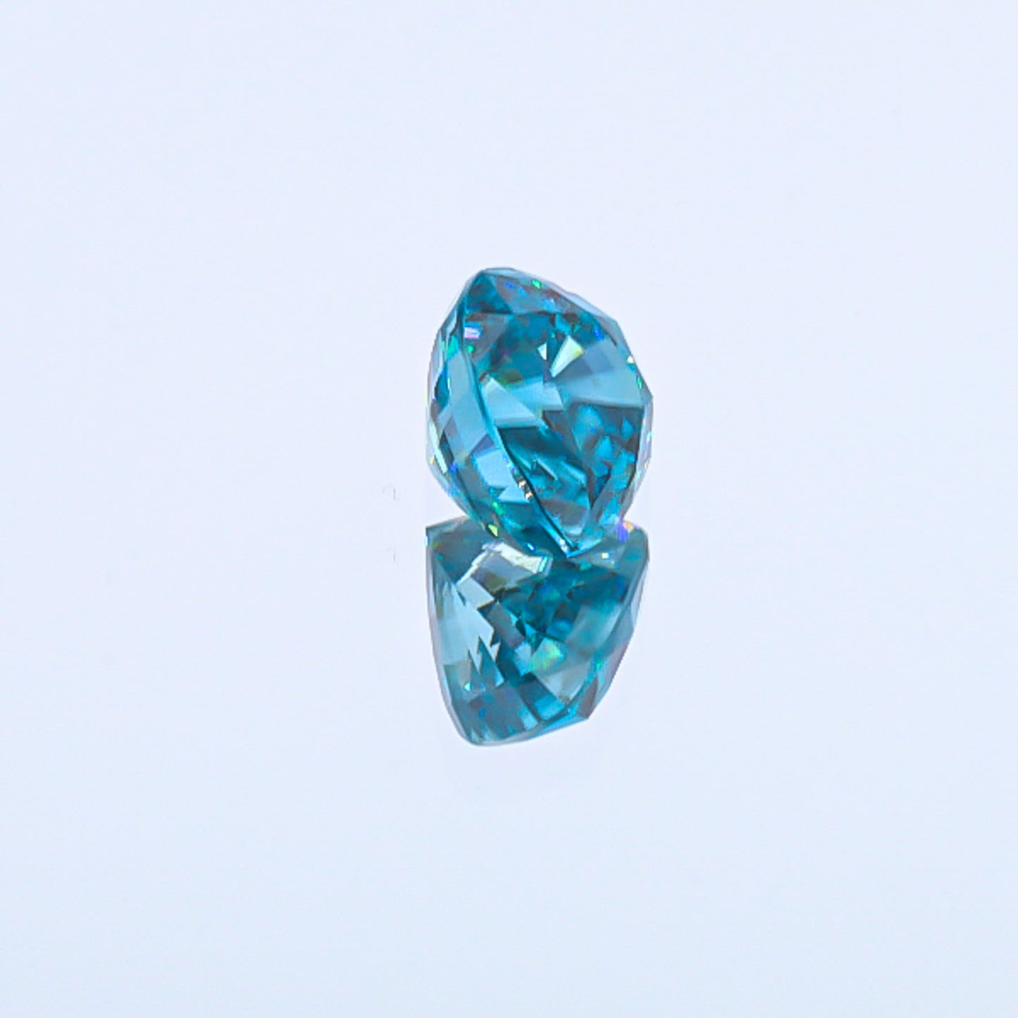 Natural Blue Zircon Heart Shape 9.52 Carats