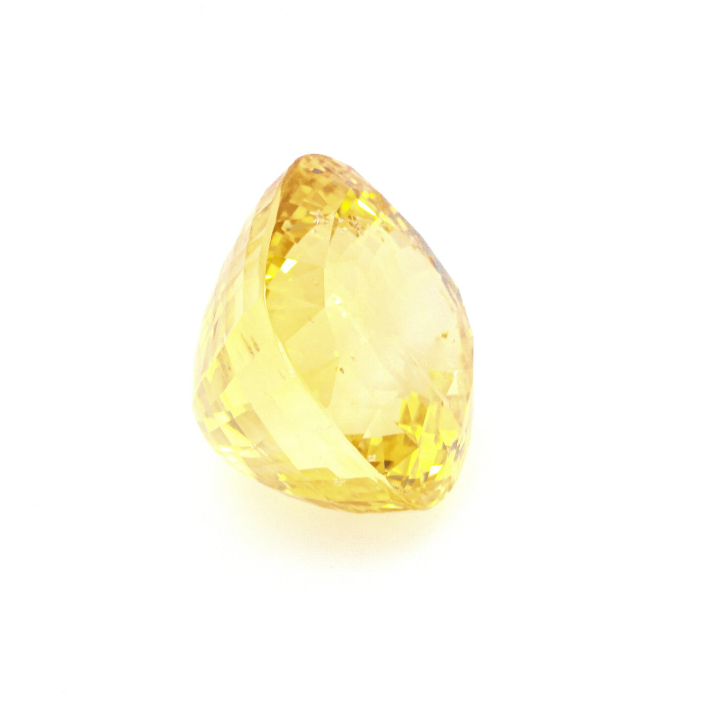 Natural Unheated Ceylon Yellow Sapphire Cushion Shape 59.81ct With GIA Report
