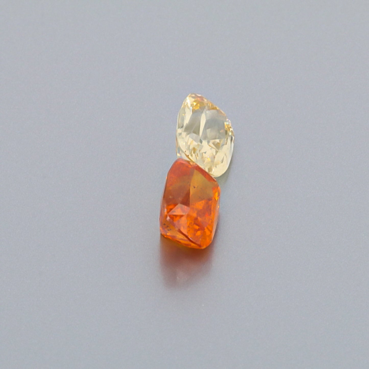 Natural Canary And Mandarine Garnet Pair 8.42 Carats