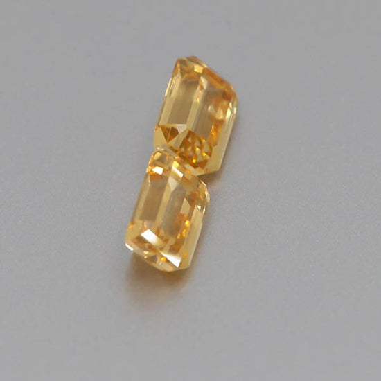Natural Canary Garnet Pair 5.87 Total Carats