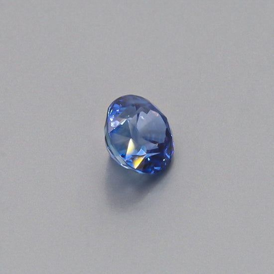 Natural Heated Blue Sapphire Round Shape 5.04 Carats With GIA Report