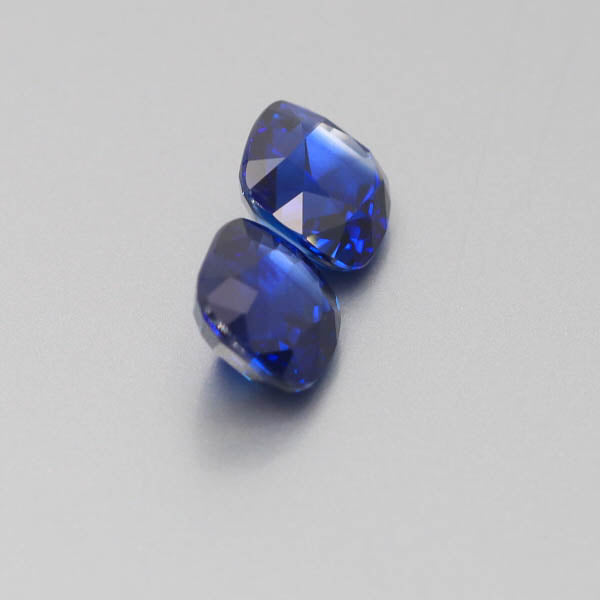 Natural Vivid Blue Sapphire Pair 10.50 Carats GRS Report Pending