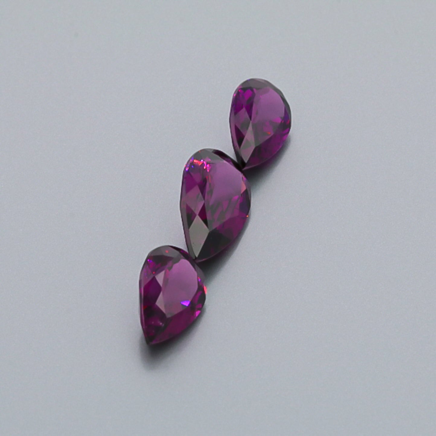 Natural Purple Garnet Set 14.20 Total Carat