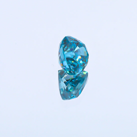 Natural Blue Zircon Heart Shape 9.52 Carats