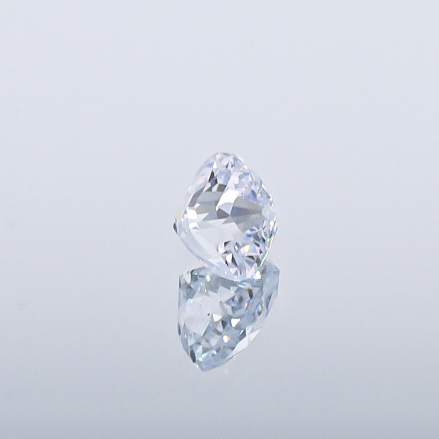 Natural Unheated White Sapphire Square Shape 3.09 Carat With GIA Report