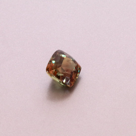 Natural Alexandrite Yellow Greenish Changing to Brownish Purple Cushion Shape 3.05ct With GIA Report