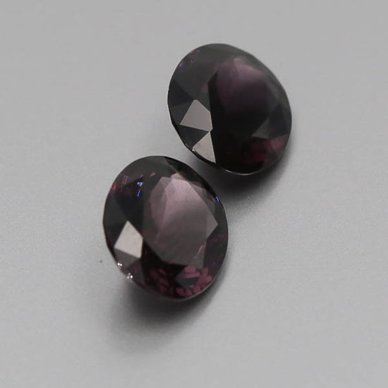 Natural Purple Spinel Pair 10.63 Total Carats