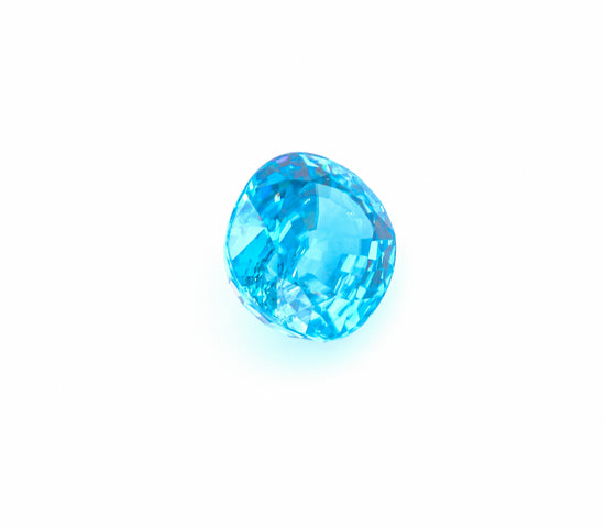 Natural Blue Zircon Oval Shape 17.20 Carats
