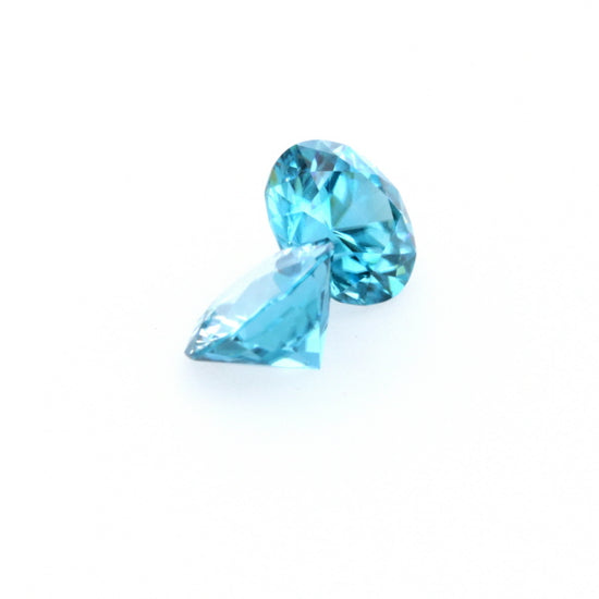 Natural Zircon Blue Color Round Shape 5.60ct
