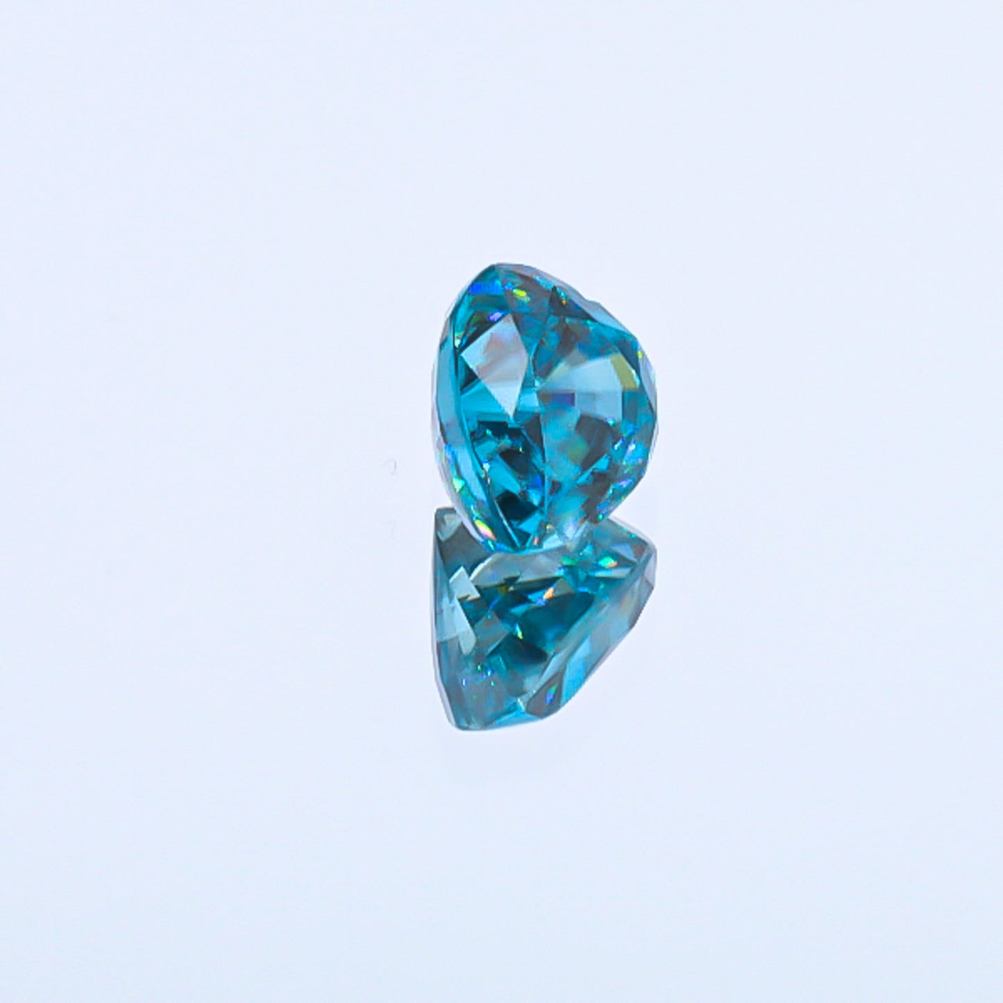 Natural Blue Zircon Heart Shape 9.52 Carats