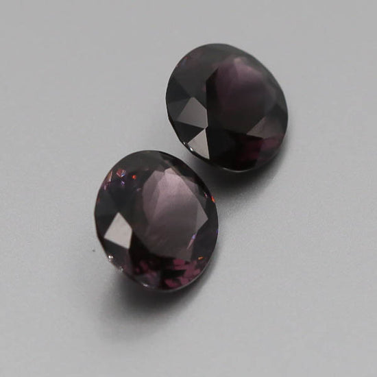 Natural Purple Spinel Pair 10.63 Total Carats
