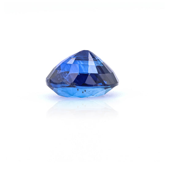 Natural Heated Blue Sapphire Oval Shape 4.45 Carats With Gia Report